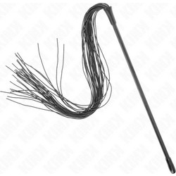 Kink Silicone Flogger Μαστίγιο 60cm Μαύρο