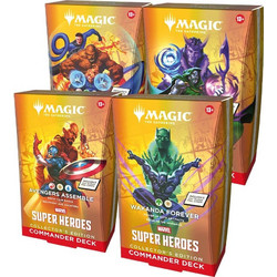 Magic the Gathering Marvel Super Heroes Collector's Edition Commander Decks Case (4) english