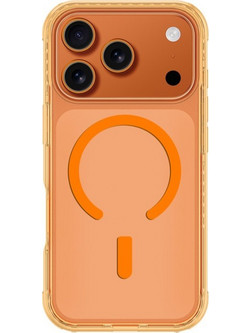 AmazingThing Back Cover Σιλικόνης για iPhone 17 Pro - Πορτοκαλί