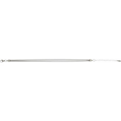 Αλυσίδα ποδιού Stainless Steel ασημί τριπλή