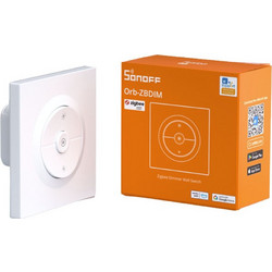 SONOFF Orb-ZBDIM Zigbee Dimmer Wall Switch - dimmer switch with power monitoring, Zigbee, white (MINI-ZBDIM-E)