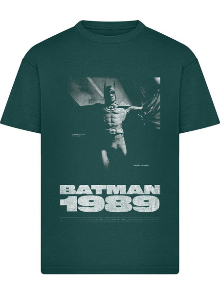 Batman 1989 The Bat Loose Tee bottlegreen