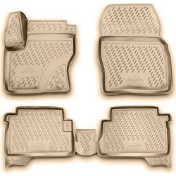ΜΑΡΚΕ ΠΑΤΑΚΙΑ ΣΕ ΣΚΑΦΗ TPE ΛΑΣΤΙΧΟ ΓΙΑ FORD KUGA 5D 2013-2019 ΣΕ ΜΠΕΖ ΧΡΩΜΑ NOVLINE - 4 ΤΕΜ