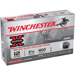 Winchester SuperX Foster 2 3/4 Φυσίγγια Μονόβολα 12Cal 70mm 28gr 5τμχ