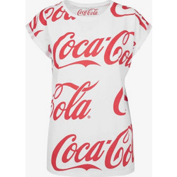 MERCHCODE Women Ladies Coca Cola Aop Tee - WHITE - MC139-00220