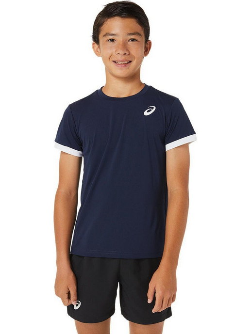 ASICS Παιδικό T-Shirt Κοντομάνικο Navy Μπλε 2044A036-402