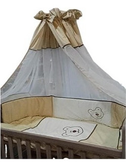 Bear Σετ Κούνιας Beige 4τμχ