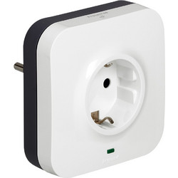 Legrand SurgeArrest 1 Outlet White, 2 x RJ45