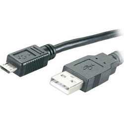 Καλώδιο MediaRange USB 2.0 A plug/Micro USB B plug 1.2M Black (MRCS138)