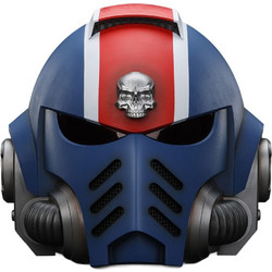 Warhammer 40,000: Space Marine 2 Replica Ultramarines Lieutenant Titus helmet 30 cm