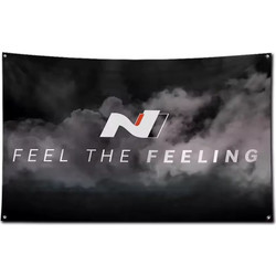 Σημαία διακοσμητική Hyundai Feel The Feeling flag Decor 60x90cm