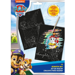 Paw Patrol Scratch stationery set
