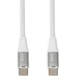 iBox IKUTC1W Braided USB-C to USB-C 60W 1m White 5903968680633