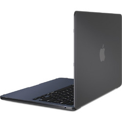 NEXT ONE Θήκη Hard Shell SAFEGUARD για το MacBook Air 13'' M3 (2024) Smoke Black AB1-MBA13M2-SFG-SMK