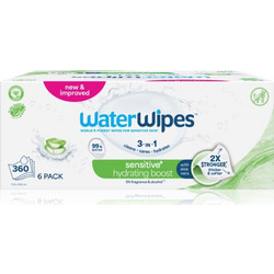 WaterWipes Hydrating Clean δροσιστικά υγρά μαντηλάκια 6x60 τμχ