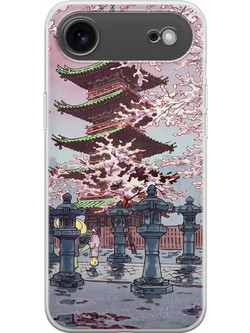 Θήκη Ukiyo-e - Cherry Blossom iPhone Air Flexible TPU (Διάφανη Σιλικόνη)