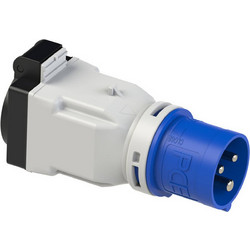 ADAPTOR ΒΙΟΜΗΧΑΝΙΚΟ ΑΡΣΕΝΙΚΟ 3P 16Α ΣΕ ΠΡΙΖΑ 16A UK IP44 9433103 PCE (ΣΕΤ ΜΕ 2)