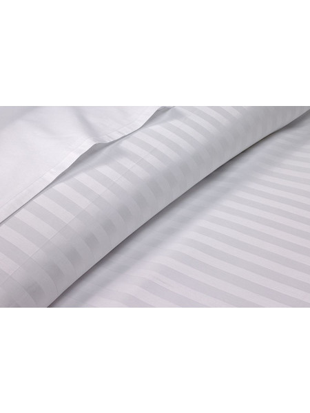 Μαξιλαροθήκη LUNA 50X70 70Βαμβ.-30Πολ. 240TC Βαμβακοσατέν Με Ρίγα 1cm Ξενοδοχειακή IDEATOPRO - LUNA-3