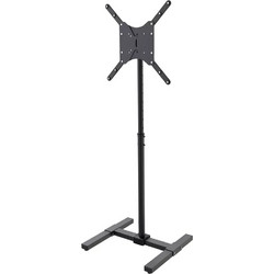 Neomounts NS-FS100BLACK Βάση Τηλεόρασης Δαπέδου Περιστρεφόμενη Τροχήλατη 10"-55" έως 20kg
