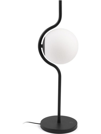 Faro Barcelona 29697 Πορτατίφ LED Λευκό Μαύρο Φ15xΥ58cm