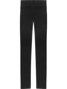 Κολάν Χειμερινό Παιδικό Μαύρο Ribbed Seamless