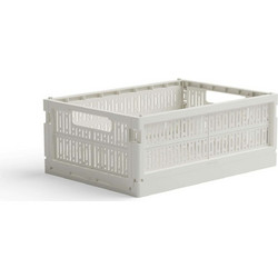 Made Crate Midi Πτυσσόμενο Κιβώτιο 34 x 24 x 13 cm (Milk)