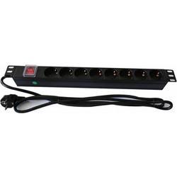 Πολύμπριζο TU-XIN 8 Outlets 16A with Master Switch/Master Overload (TX-1U-EU8-SO)