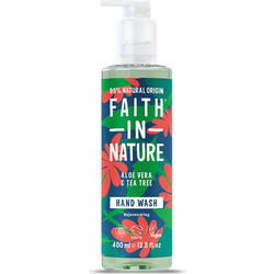 Faith In Nature Aloe Vera & Tea Tree Κρεμοσάπουνο 400ml