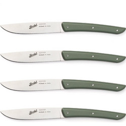 Berkel steak knife set 4-pcs. Color green