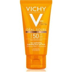 Vichy Ideal Soleil Bronze Fluide Αντηλιακό Gel Προσώπου SPF50 50ml