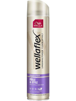Wella Wellaflex Fulle & Style Λακ Μαλλιών Πολύ Δυνατό Κράτημα 250ml