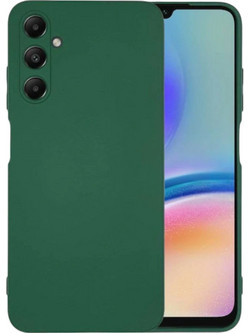 Matt TPU case protect lens for Samsung Galaxy A05S Forest Green