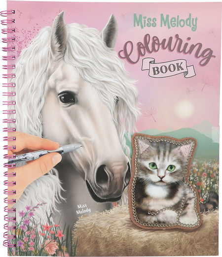 Miss Melody - Colouring Book With Sequins (413745)