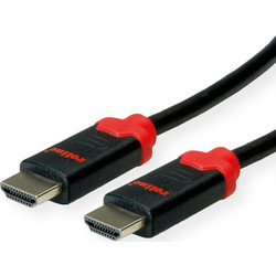 Value Καλώδιο HDMI 2.1 HDMI Male to HDMI Male 1m Black