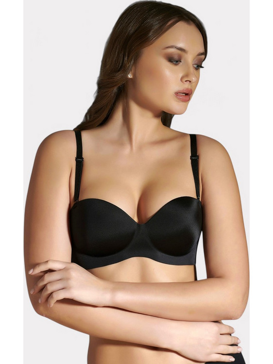 New Bra Lingerie Σουτιέν Push Up Μαύρο NB6055-1