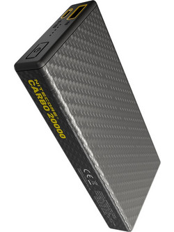 Nitecore NB20000 Power Bank 20000mAh 45W με Θύρα USB-A Carbon Fiber Black