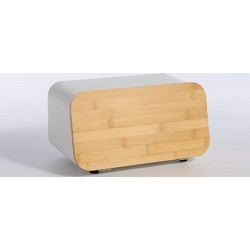 Ψωμιέρα Μεταλλική (34,5x19x17cm) Nef-Nef Homeware - 125-White