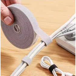 Cable Organizer 3m Μαύρο - Ταινία Τακτοποίησης Καλωδίων Velcro 08-9885