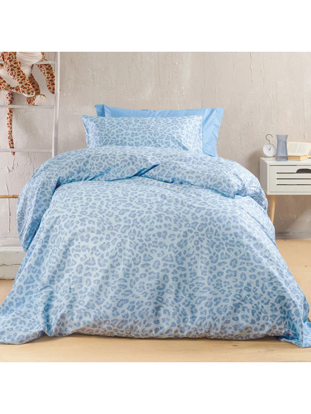 Κουβερλί Μονό (Σετ 160x240) Rythmos Nova Nala Blue