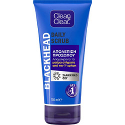 Clean & Clear Blackhead Clearing Daily Scrub Προσώπου για Μαύρα Στίγματα 150ml