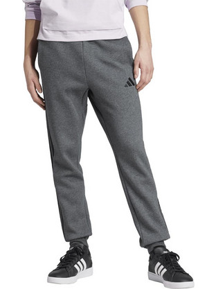 Adidas Essentials Ανδρικό Παντελόνι Φόρμας Fleece με Λάστιχο Ανθρακί JW1893