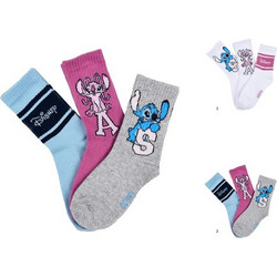 S. C. ΚΑΛΤΣΕΣ ΠΑΙΔΙΚΕΣ TENNIS 3 ΖΕΥΓΗ LILO & STITCH HERITAGE Νο 27-37 ASSORTED