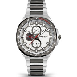 Kenneth Cole Ανδρικό Ρολόι με Ασημί Μεταλλικό Μπρασελέ KCWGK2123403