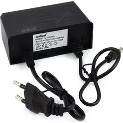Universal τροφοδοτικό καμερών CCTV 12V 18W IP66 Andowl Q-DC550 μαύρο