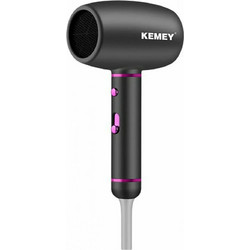Kemei Black KM-8228 Πιστολάκι Μαλλιών 3000W