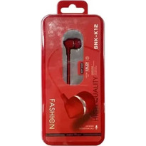 Fashion SNK-K12 Handsfree In-Ear 3.5mm Red