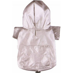Doggy Dolly Αδιάβροχο - Raincoat Silver medium Μικρό