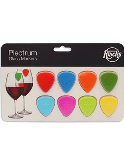 Winkee - Drinks Markers - Plectrum Glass Markers - Set of 8