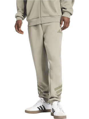 Adidas Ανδρικό Παντελόνι Φόρμας Fleece με Λάστιχο Πράσινο Mint JW7093