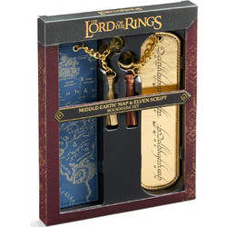 Bookmark Set Middle-Earth Map & Elven Script The Lord Of The Rings